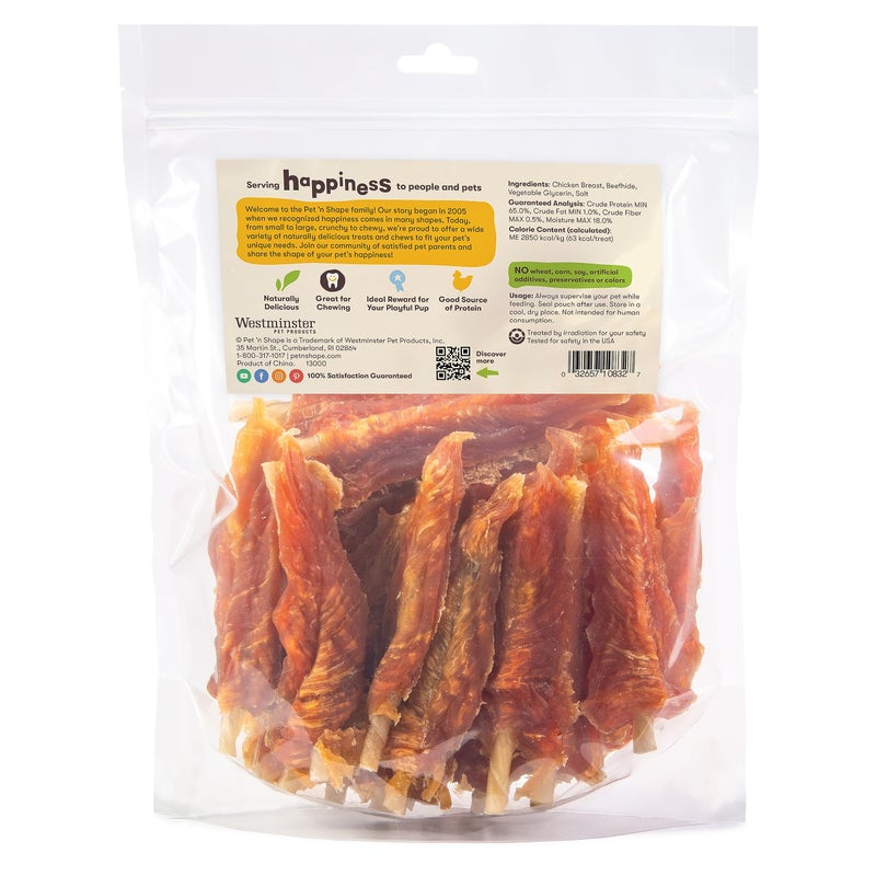 Pet 'n Shape Chik 'n Skewers â€“ Chicken Wrapped Rawhide Dog Chew - Image 2